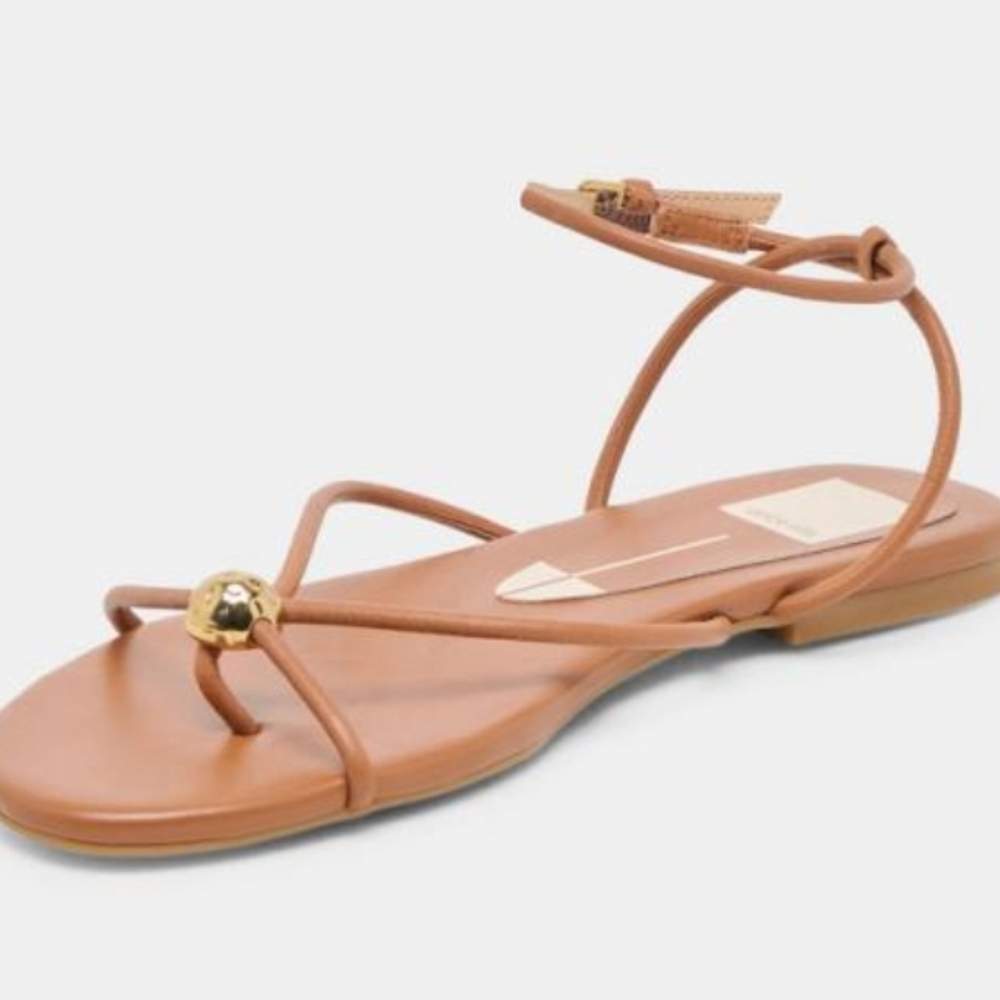 DOLCE VITA KENELY SANDAL SIZE 9.5 COLOR SADDLE